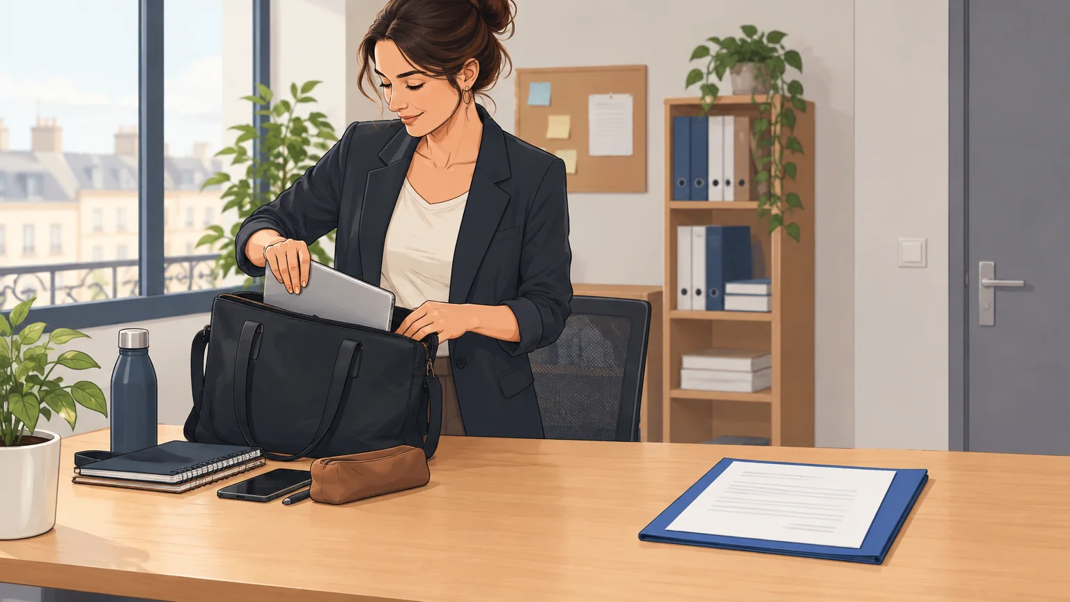 Consultante qui termine une mission tandis que son contrat de travail reste distinct